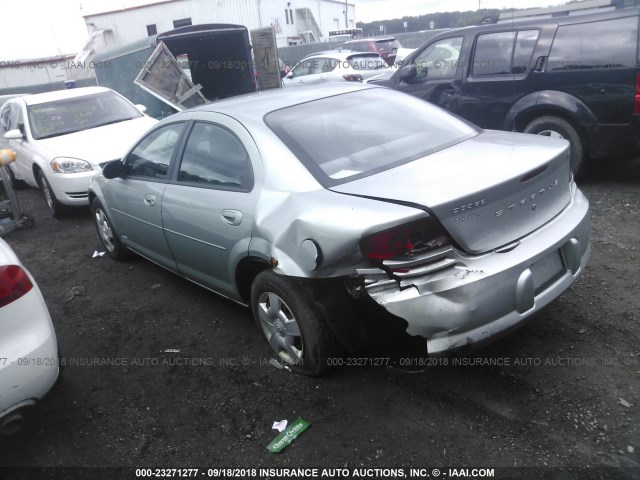 1B3EL46T75N611368 - 2005 DODGE STRATUS SXT TAN photo 3