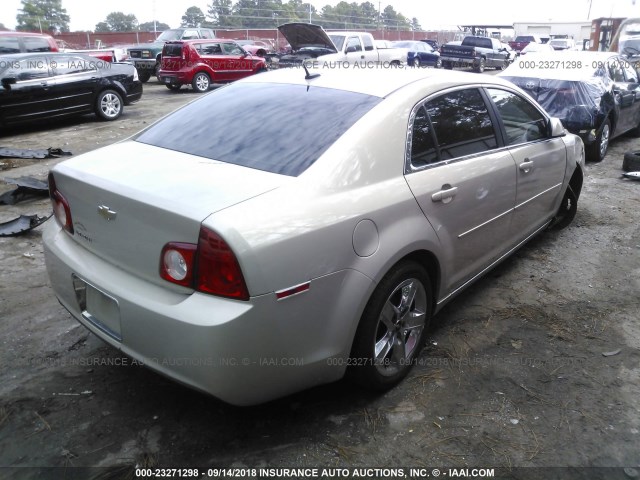 1G1ZC5EB9AF162433 - 2010 CHEVROLET MALIBU 1LT ოქროსფერი ფოტო 4