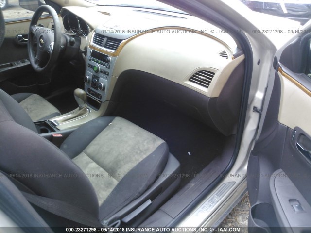 1G1ZC5EB9AF162433 - 2010 CHEVROLET MALIBU 1LT ოქროსფერი ფოტო 5