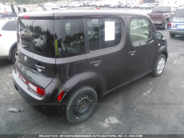 JN8AZ2KR7AT152086 - 2010 NISSAN CUBE S/SL/KROM PURPLE photo 4