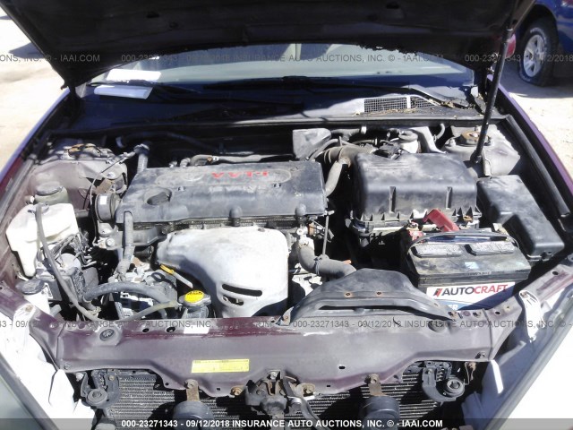 4T1BE32K55U410038 - 2005 TOYOTA CAMRY LE/XLE/SE Qırmızı foto 10