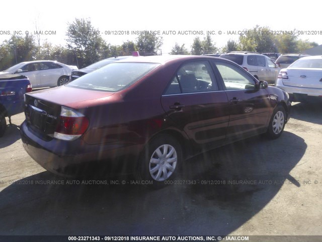 4T1BE32K55U410038 - 2005 TOYOTA CAMRY LE/XLE/SE Qırmızı foto 4