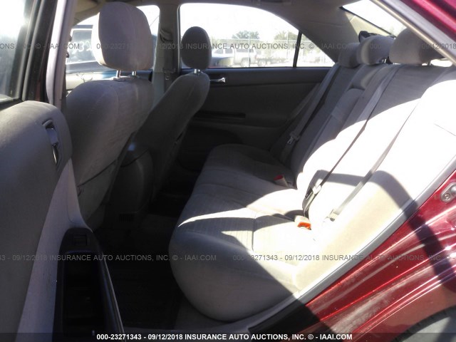 4T1BE32K55U410038 - 2005 TOYOTA CAMRY LE/XLE/SE Qırmızı foto 8