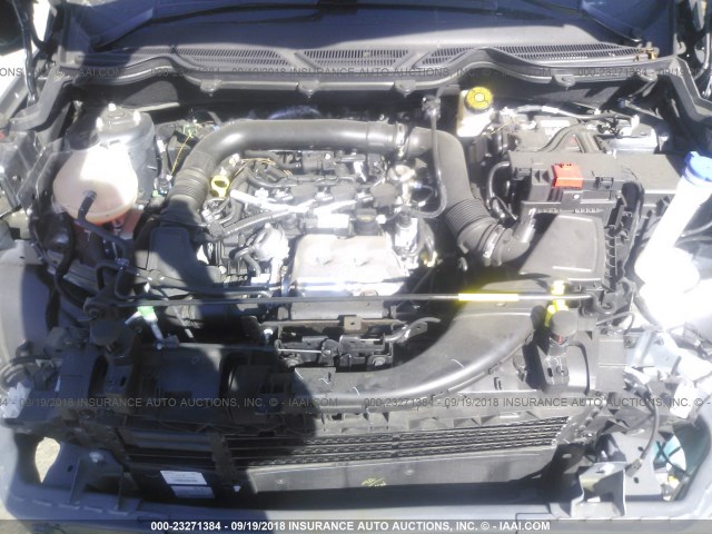 MAJ3P1TE5JC163819 - 2018 FORD ECOSPORT SE GRAY photo 10