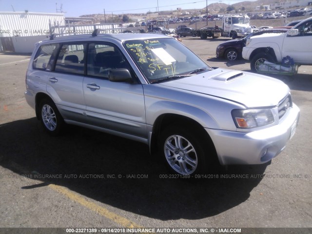 JF1SG69664H724190 - 2004 SUBARU FORESTER 2.5XT SILVER photo 1