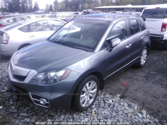 5J8TB1H52CA003639 - 2012 ACURA RDX TECHNOLOGY GRAY photo 2