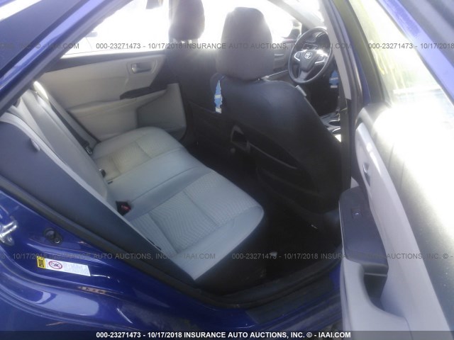 4T1BF1FK4FU925500 - 2015 TOYOTA CAMRY LE/XLE/SE/XSE 蓝色 照片 8