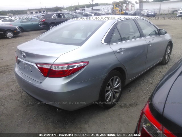 4T1BK1FK4GU572253 - 2016 TOYOTA CAMRY XSE/XLE SILVER photo 4