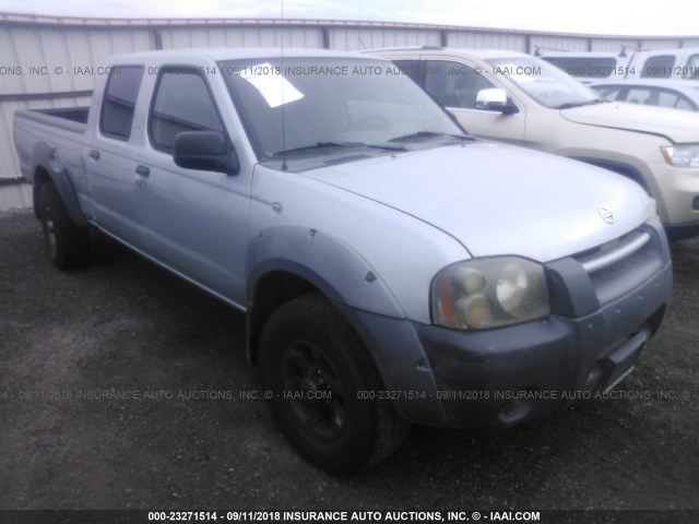 1N6ED29Y83C422158 - 2003 NISSAN FRONTIER CREW CAB XE/CREW CAB SE SILVER photo 1