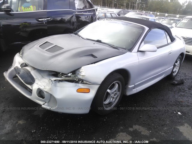 4A3AX35G7XE140242 - 1999 MITSUBISHI ECLIPSE SPYDER GS 银色 照片 2