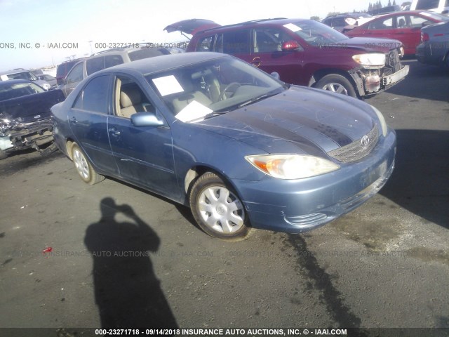 4T1BE32K74U900902 - 2004 TOYOTA CAMRY LE/XLE/SE Көк фото 1
