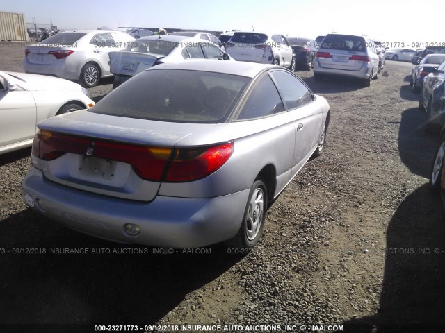 1G8ZP12891Z114131 - 2001 SATURN SC1 SILVER photo 4