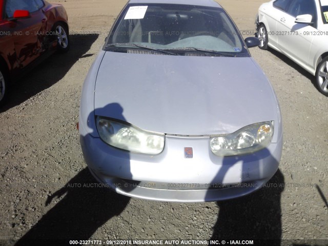 1G8ZP12891Z114131 - 2001 SATURN SC1 SILVER photo 6