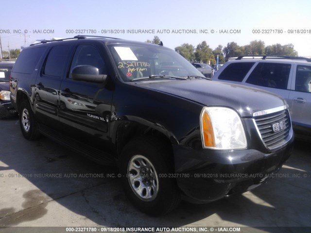 1GKFK16377J148781 - 2007 GMC YUKON XL K1500 BLACK photo 1