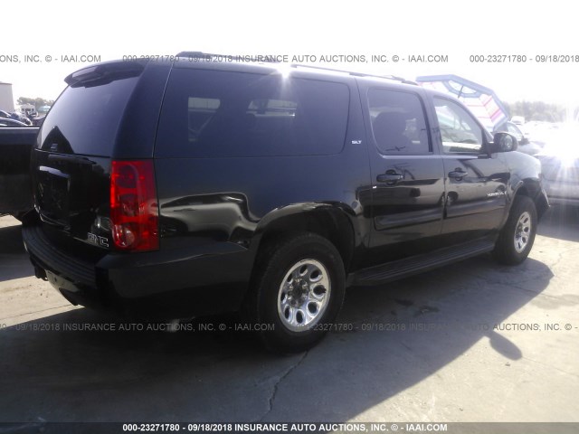 1GKFK16377J148781 - 2007 GMC YUKON XL K1500 BLACK photo 4