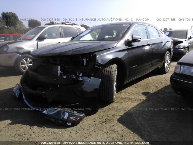 2G11X5SAXH9156852 - 2017 CHEVROLET IMPALA LS BLACK photo 2