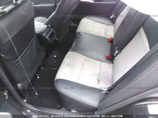 4T1BF1FK7CU110431 - 2012 TOYOTA CAMRY SE/LE/XLE BLACK photo 8