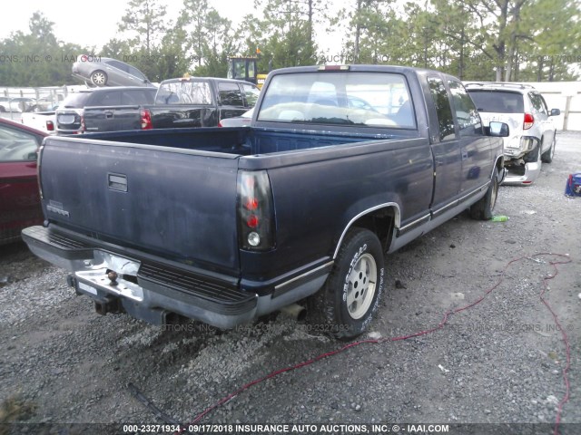 2GTEC19S6S1535459 - 1995 GMC SIERRA C1500 Dark Blue photo 4