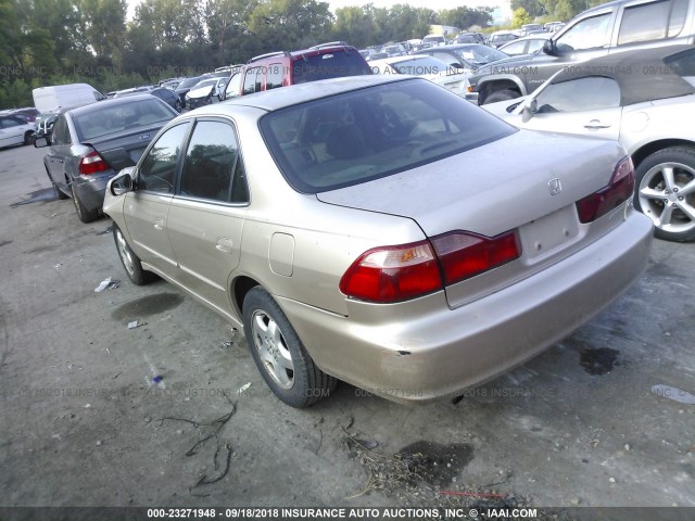 1HGCG1659YA073621 - 2000 HONDA ACCORD EX TAN photo 3