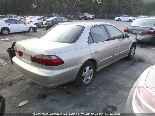 1HGCG1659YA073621 - 2000 HONDA ACCORD EX TAN photo 4