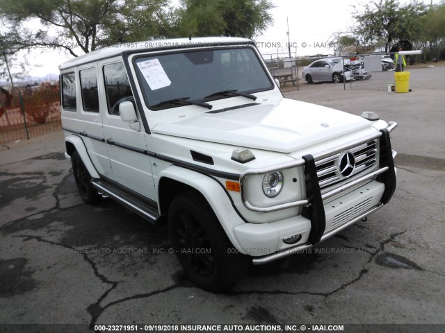 WDCYC3HF1CX198615 - 2012 MERCEDES-BENZ G 550 WHITE photo 1