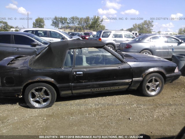 1FACP44EXPF171602 - 1993 FORD MUSTANG LX BLACK photo 6