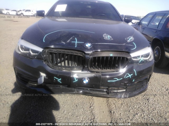 WBAJA5C33HG896282 - 2017 BMW 530 I BLACK photo 6