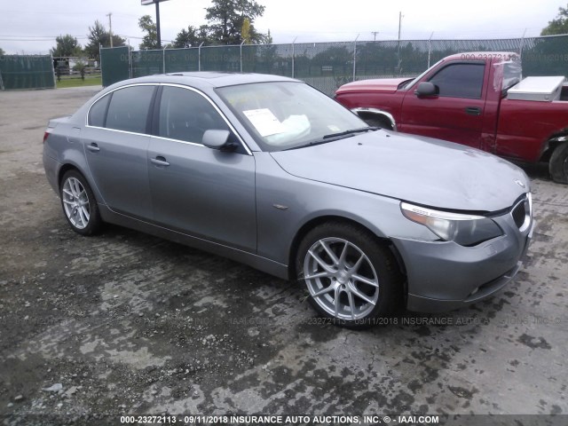 WBANF33597CS41221 - 2007 BMW 525 XI SILVER photo 1