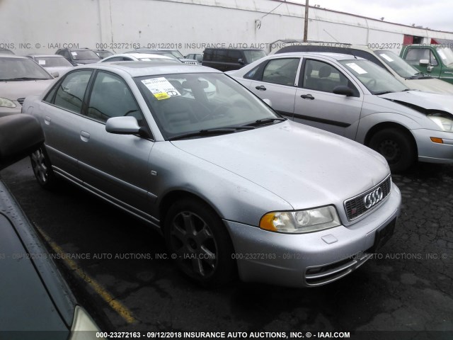 WAURD68D01A047821 - 2001 AUDI S4 2.7 QUATTRO SILVER photo 1