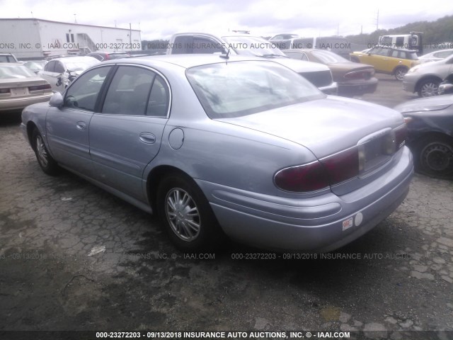 1G4HR54KX5U131093 - 2005 BUICK LESABRE LIMITED BLUE photo 3