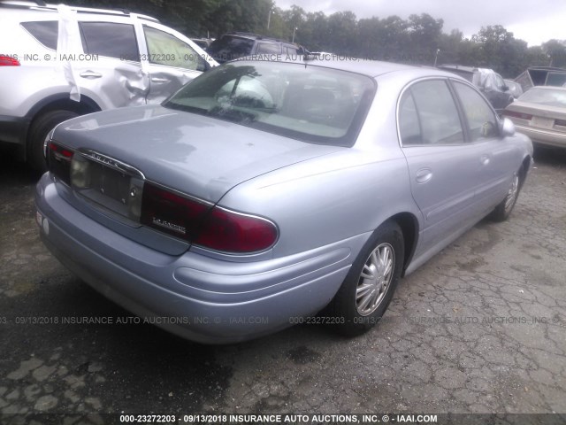 1G4HR54KX5U131093 - 2005 BUICK LESABRE LIMITED BLUE photo 4