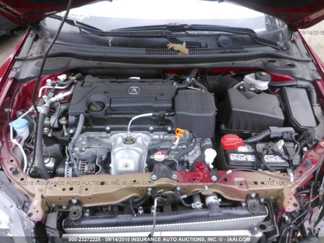 19UDE2F35HA015097 - 2017 ACURA ILX WATCH PLUS RED photo 10