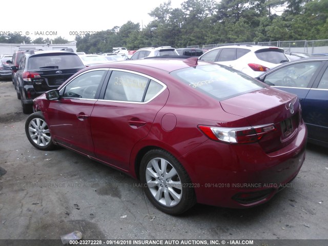 19UDE2F35HA015097 - 2017 ACURA ILX WATCH PLUS RED photo 3