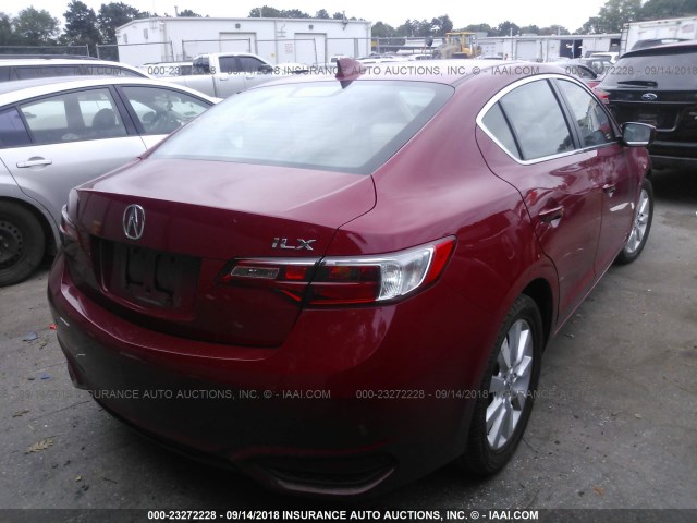 19UDE2F35HA015097 - 2017 ACURA ILX WATCH PLUS RED photo 4