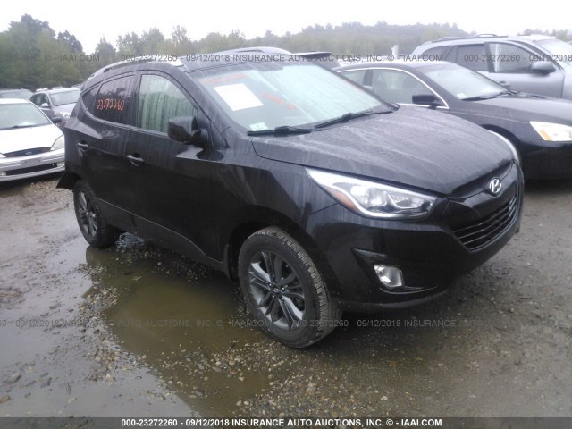 KM8JU3AG4EU889063 - 2014 HYUNDAI Tucson GLS/LIMITED/SE BLACK photo 1