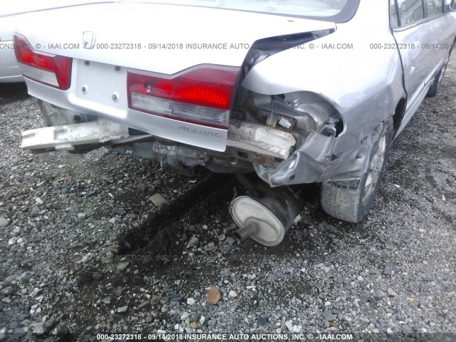 1HGCG56642A095565 - 2002 HONDA ACCORD EX SILVER photo 6