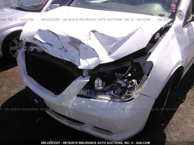 5FNRL38716B445911 - 2006 HONDA ODYSSEY EXL WHITE photo 6