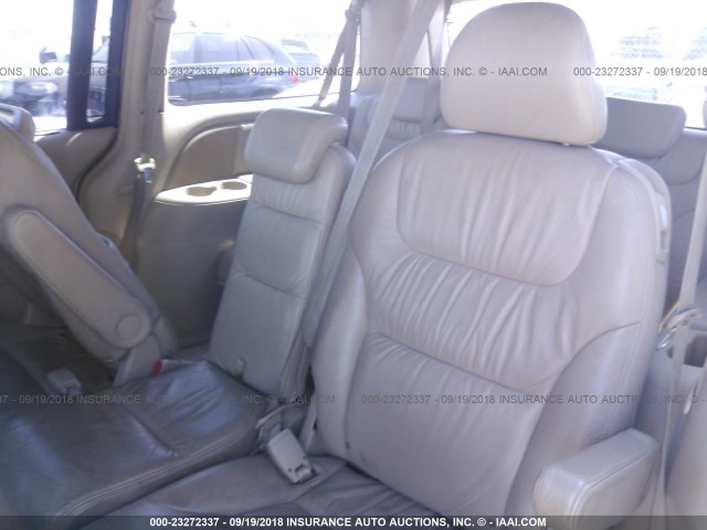 5FNRL38716B445911 - 2006 HONDA ODYSSEY EXL WHITE photo 8