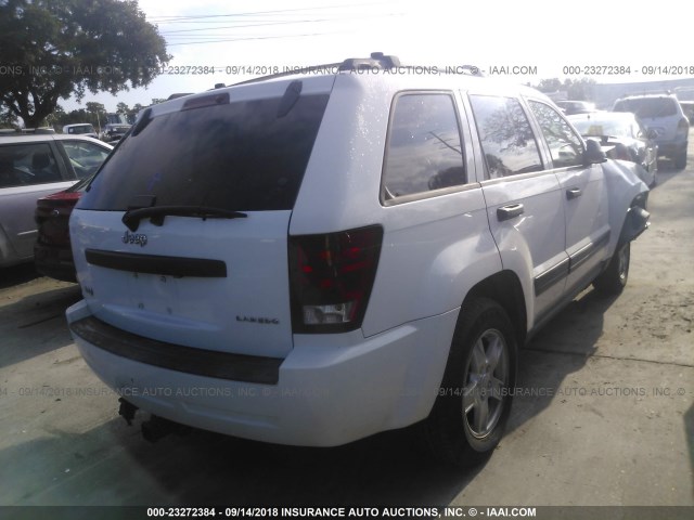 1J4GS48K85C682549 - 2005 JEEP GRAND CHEROKEE LAREDO/COLUMBIA/FREEDOM 白色 照片 4