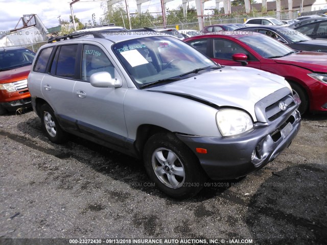 KM8SC73D86U103459 - 2006 HYUNDAI SANTA FE GLS/LIMITED SILVER photo 1