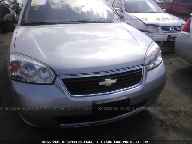 1G1ZS58F17F239113 - 2007 CHEVROLET MALIBU LS ვერცხლისფერი ფოტო 6