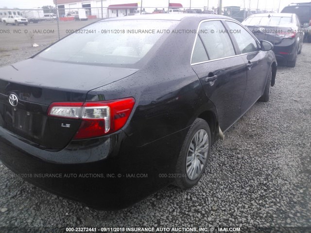 4T1BF1FK6EU312258 - 2014 TOYOTA CAMRY L/SE/LE/XLE 黑色 照片 4