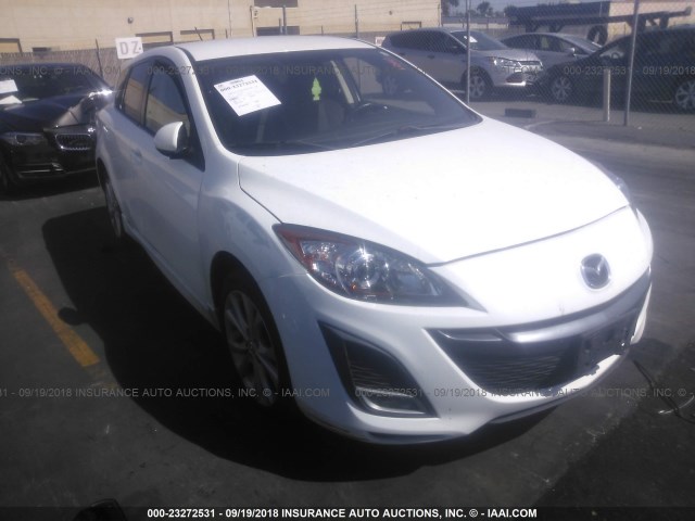 JM1BL1K60B1408096 - 2011 MAZDA 3 S WHITE photo 1