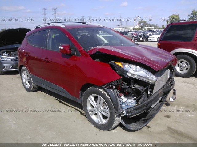 KM8JUCAC9CU453478 - 2012 HYUNDAI TUCSON GLS/LIMITED RED photo 1