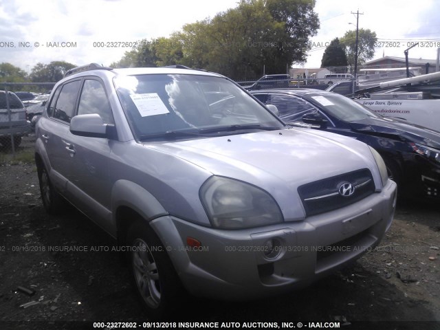 KM8JN12D86U262406 - 2006 HYUNDAI TUCSON GLS/LIMITED SILVER photo 1