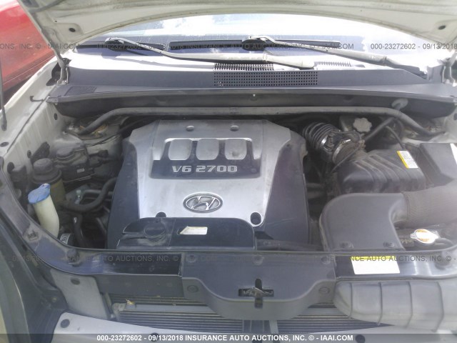 KM8JN12D86U262406 - 2006 HYUNDAI TUCSON GLS/LIMITED 银色 照片 10