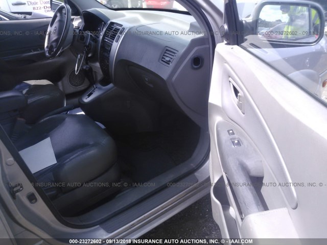 KM8JN12D86U262406 - 2006 HYUNDAI TUCSON GLS/LIMITED SILVER photo 5