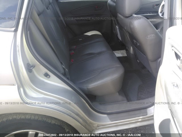 KM8JN12D86U262406 - 2006 HYUNDAI TUCSON GLS/LIMITED 银色 照片 8
