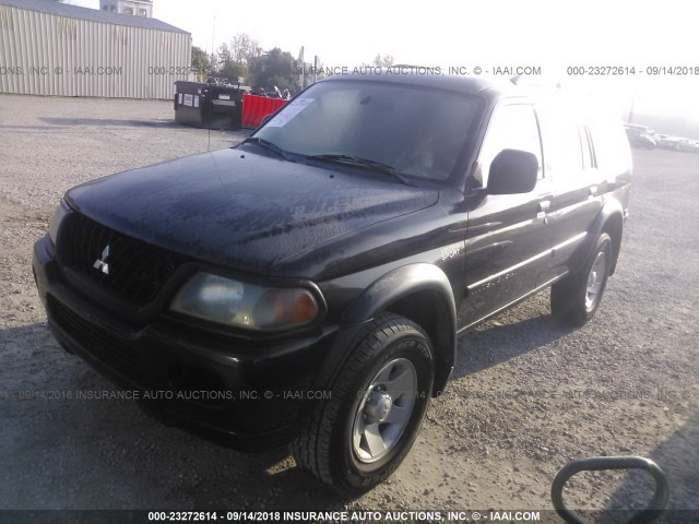 JA4LS21H13J012576 - 2003 MITSUBISHI MONTERO SPORT ES/SPORT LS BLACK photo 2