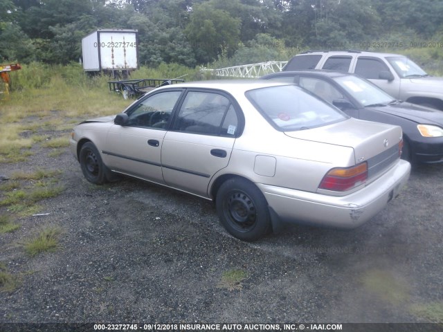 JT2AE09E3P0005636 - 1993 TOYOTA COROLLA LE/DX GOLD photo 3